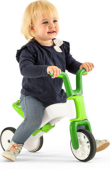 Chillafish Bicicletă de Echilibru pentru Copii Bunzi 2 in 1 Verde