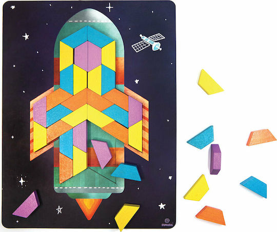 Svoora Building Blocks Composition Shapes and 4 Cards Exploration for 4+ Years 80 Pieces