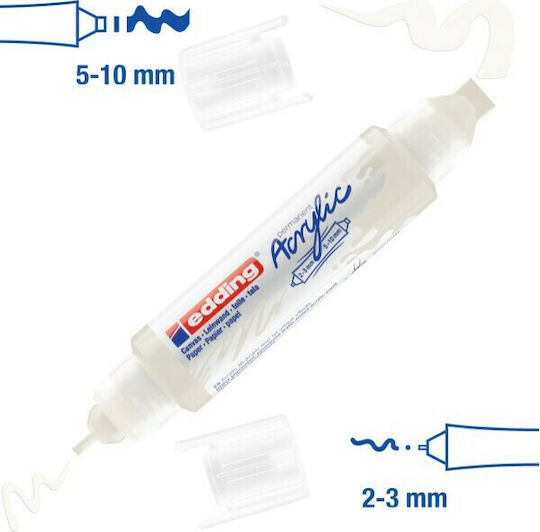 Edding 5400 Acrylmarker 10mm Weiß