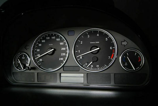 JOM Δαχτυλίδια Καντράν Χρωμίου για BMW E38 / E39 / X5 E53 1999-2007