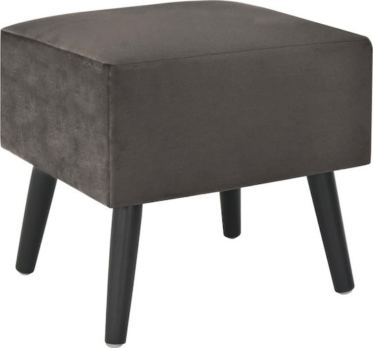 Bedside Tables with Fabric Cover 2pcs Γκρι 40x35x40cm