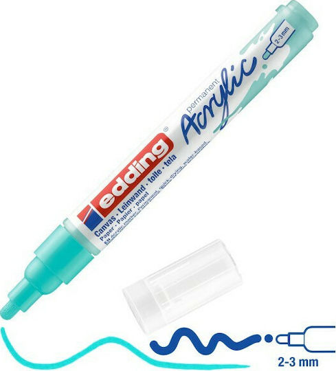 Edding 5100 Ακρυλικός Μαρκαδόρος Τιρκουάζ 3mm