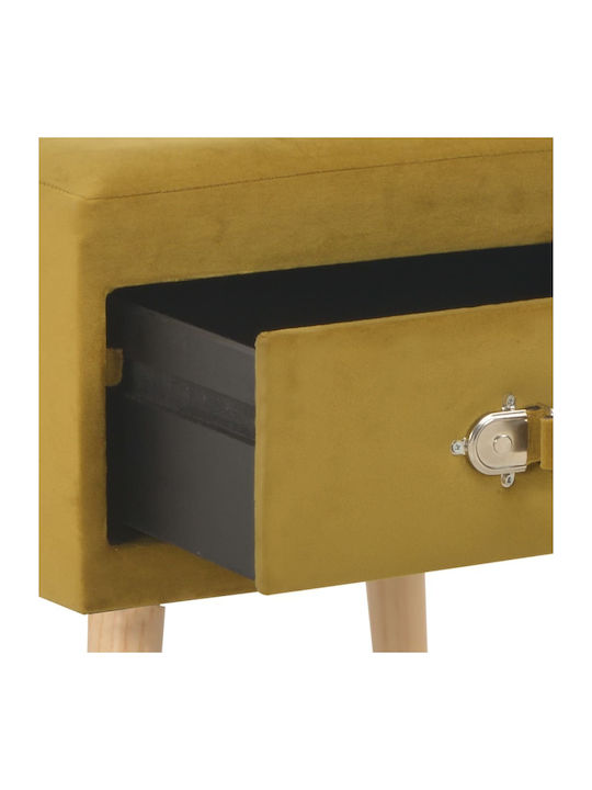 Nachttische Mustard 2Stück 40x35x40cm