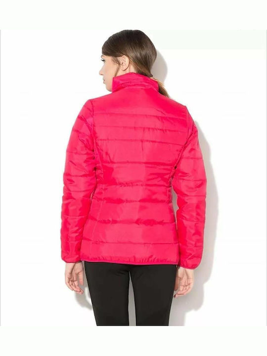 Puma Women's Long Puffer Jacket for Winter Fuchsia