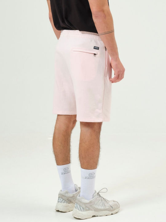 Basehit Men's Athletic Shorts Pale Rose