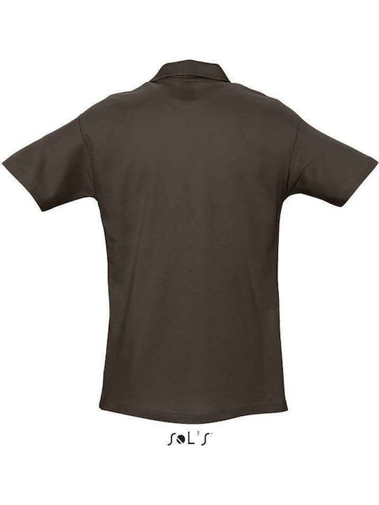 Sol's Spring Ii Ανδρικό Διαφημιστικό T-shirt Κοντομάνικο Chocolate