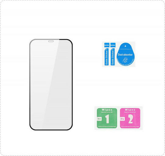 Dux Ducis Full Face Tempered Glass Black (iPhone 12 mini)