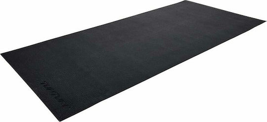 Tunturi Rubber Gym Exercise Equipment Floor Mat Black 200x92x0.4cm