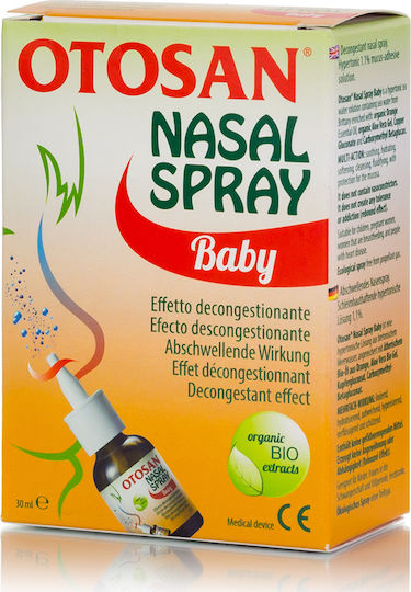 Otosan Nasal Spray Baby Nasenspray mit Meerwasser für Babys und Kinder 30ml