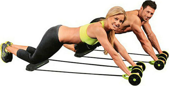 inSPORTline AR400 13170 Abdominal Trainer Black with Resistance Bands