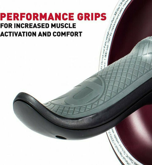 Factory AB-Carver Pro Abdominal Wheel Red with Anti-Slip Handles