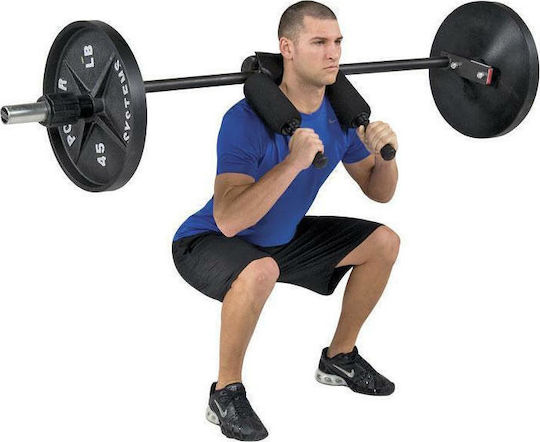 MDS ​Squat Bar Olympic Type Φ50mm 20kg 220cm Length with Lock Jaw Collars