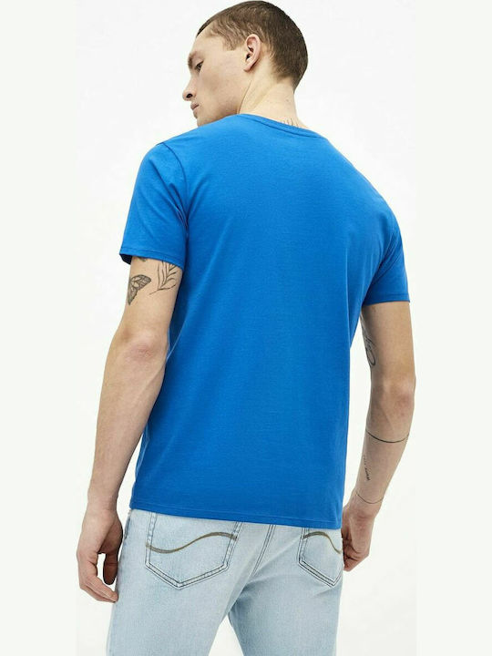 Celio Teblue T-shirt Bărbătesc cu Mânecă Scurtă Albastru