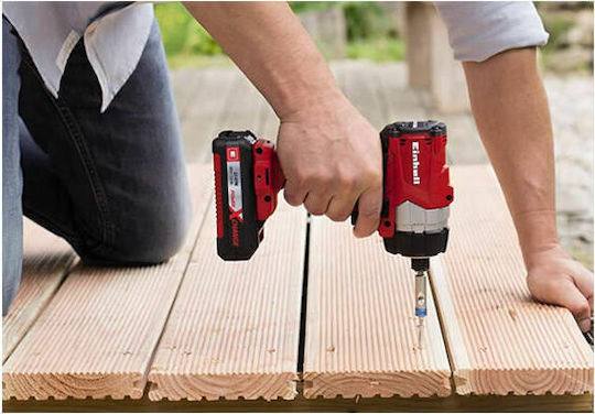 Einhell Set Impact Drill Driver & Impact Screwdriver Brushless 18V with 2 Batteries 2Ah - 4Ah and Case