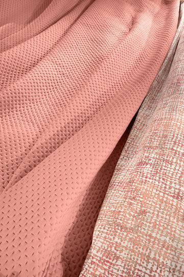 Guy Laroche Riva Coverlet Single Microfiber Coral 160x240cm