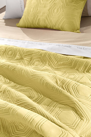Guy Laroche Lilly Coverlet Queen Size Microfiber Lime 220x240cm