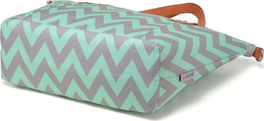 Dolls & Tracks Shoulder/Hand Diaper Bag Tote Green