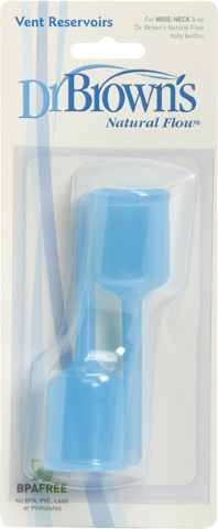 Dr. Brown's Air Vent for Baby Bottles Light Blueς 2pcs