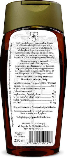 Diet-Food Sirop de nucă de cocos Lichid Organic 250ml