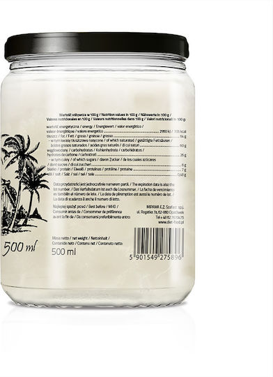 Diet-Food Βιολογική Κρέμα Μαγειρικής Κρέμα Καρύδας Mousse Συμπυκνωμένη 500ml