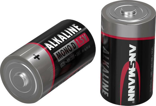 Ansmann Αλκαλικές Μπαταρίες D 1.5V 2τμχ