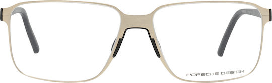 Porsche Design Männlich Metallisch Brillenrahmen Gold P8313 B