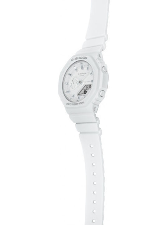 Casio G-shock Women's Watch Chronograph with White Rubber Strap