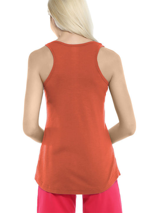 Bodymove -5 Women's Athletic Blouse Sleeveless Orange