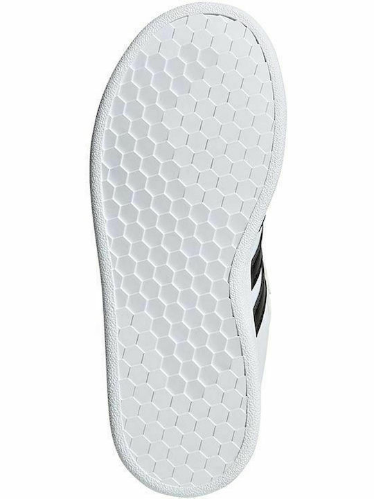 Grand Court Grand Court Kids Sneakers with Scratch Cloud White / Core Black