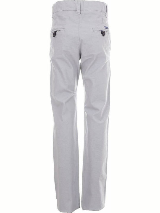 Gang Boys Fabric Chino Trouser Gray