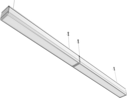 Elvhx Commercial Linear LED Ceiling Light 36W Natural White IP20 L120xD7xH7cm