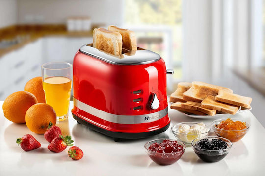 Ariete Moderna Φρυγανιέρα 2 Θέσεων 815W Κόκκινη