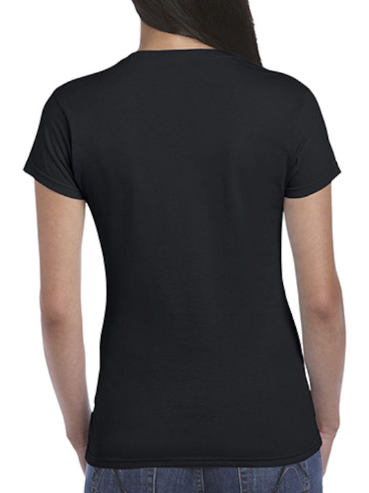 Gildan 64000L Γυναικείο Διαφημιστικό T-shirt Κοντομάνικο σε Χρώμα