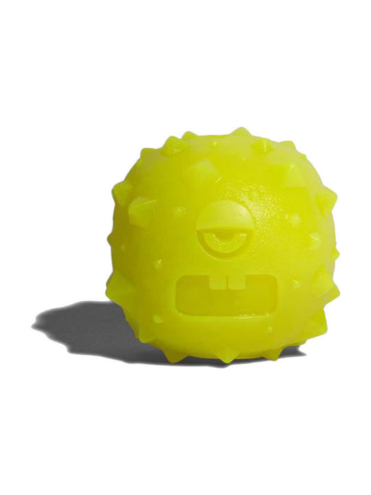 Zee-Dog Rob The Microbe Dog Toy Ball 14cm Yellow