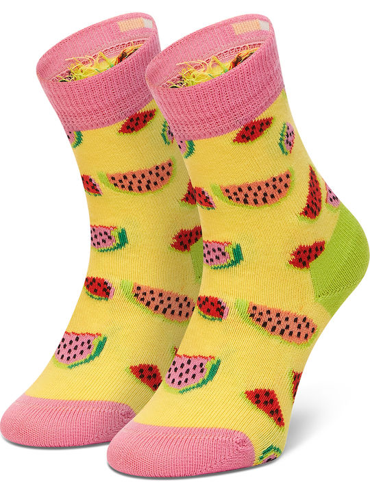 Happy Socks Șosete pentru Copii Înălțime până la genunchi Multicolore 2 Perechi