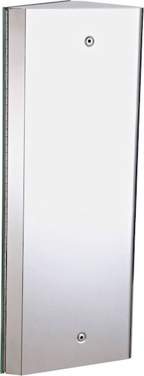HomCom Rectangular Bathroom Mirror with Cabinet 60x30cm
