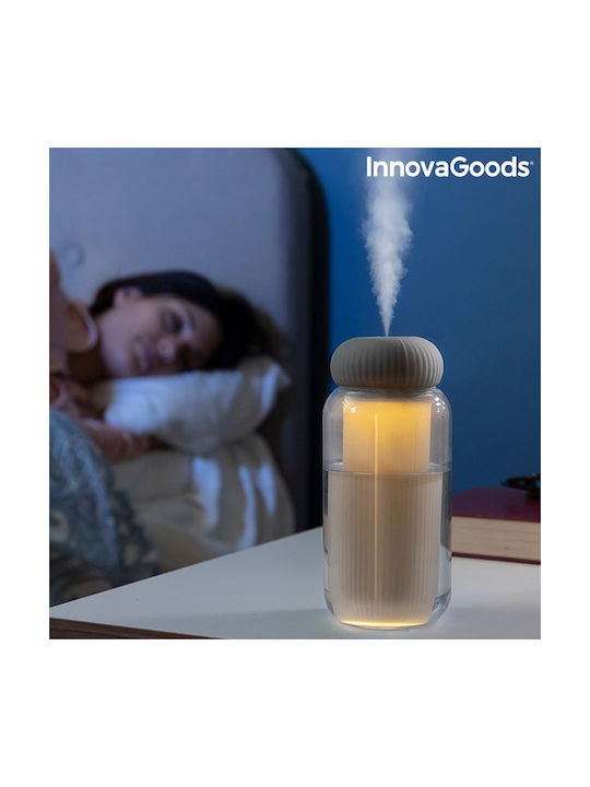 InnovaGoods LED Устройство за ароматерапия Ултразвуков V0103247 с таймер Бял 300мл V0103247