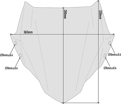 Givi Ζελατίνα Honda CB 500 F 2019-2020 1176A