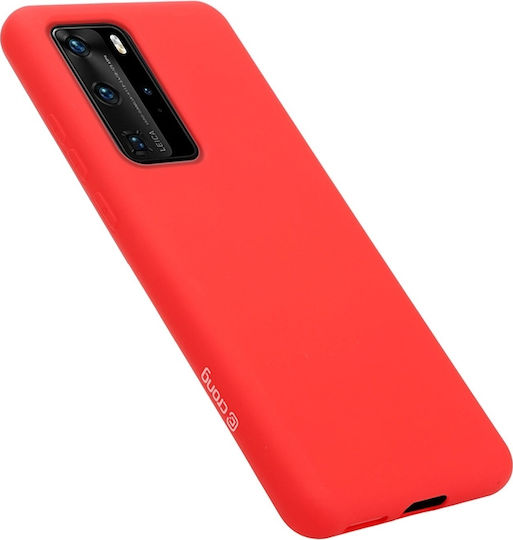 Crong Color Premium Back Cover Silicone Red (Huawei P40 Pro)