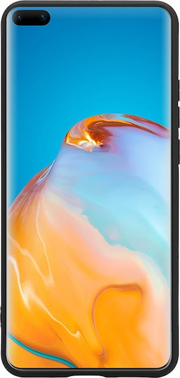 Crong Color Premium Back Cover Σιλικόνης Μαύρο (Huawei P40)