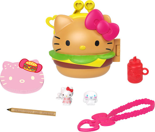 Mattel Hamburger Dinner Hello Kitty Pentru 4+ Ani 12cm (Diverse Modele)
