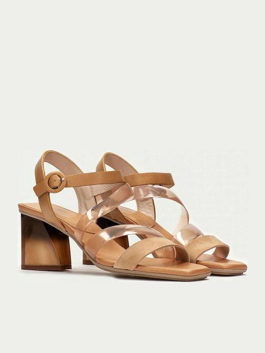 Hispanitas Damen Sandalen in Tabac Braun Farbe