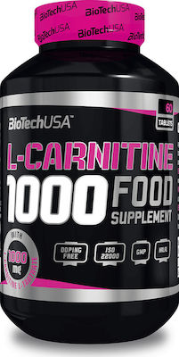 Biotech USA L-Carnitine Συμπλήρωμα Διατροφής με Καρνιτίνη 1000mg 60 ταμπλέτες