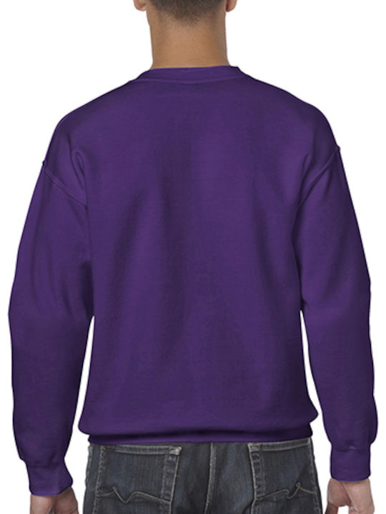 Gildan 18000 Men's Long Sleeve Promotional Sweatshirt Purple