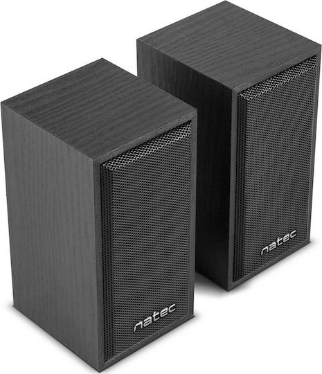 Natec NGL-1229 Difuzoare de Calculator 2.0 cu Putere 6W în Negru Culoare