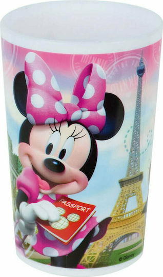 Ango Σετ Φαγητού Minnie από Πλαστικό Ροζ 3τμχ για 6+ μηνών
