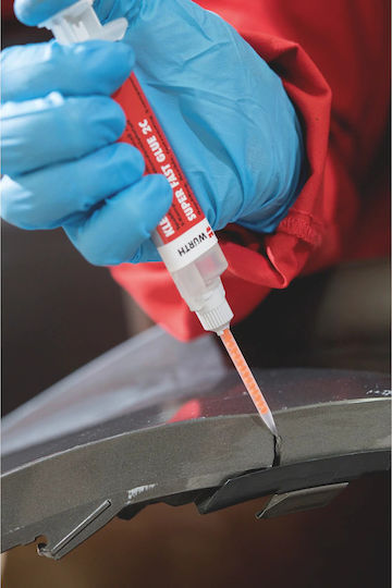 Wurth Flüssigkleber Sofort Klebfix 2C 12ml Transparent