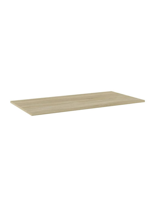 vidaXL Ράφι Βιβλιοθήκης από Μοριοσανίδα 80x20x1.5cm 80530 4τμχ