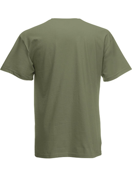 Fruit of the Loom Original T Men's Short Sleeve Promotional T-Shirt Classic Olive