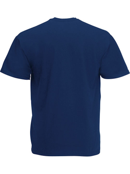 Fruit of the Loom Heavy T Men's Short Sleeve Promotional T-Shirt Navy Blue